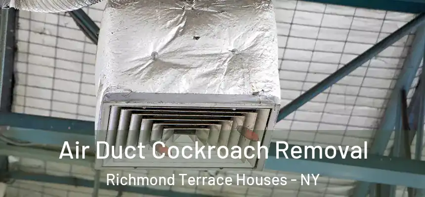 Air Duct Cockroach Removal Richmond Terrace Houses - NY