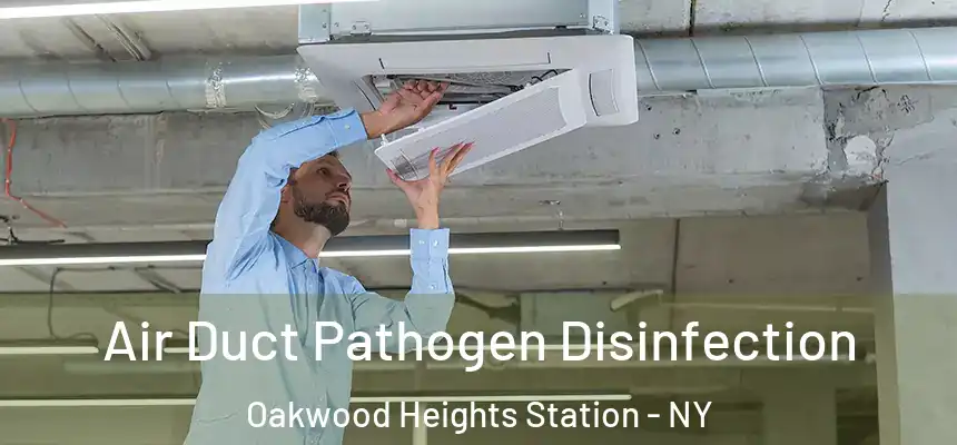 Air Duct Pathogen Disinfection Oakwood Heights Station - NY