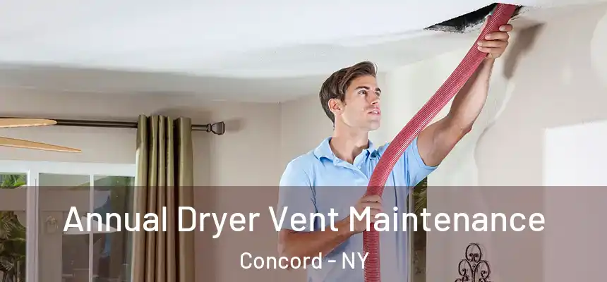  Annual Dryer Vent Maintenance Concord - NY