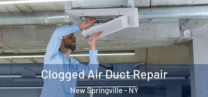 Clogged Air Duct Repair New Springville - NY