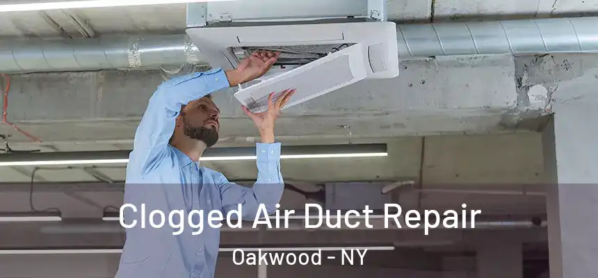 Clogged Air Duct Repair Oakwood - NY