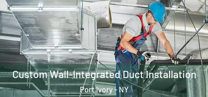 Custom Wall-Integrated Duct Installation Port Ivory - NY