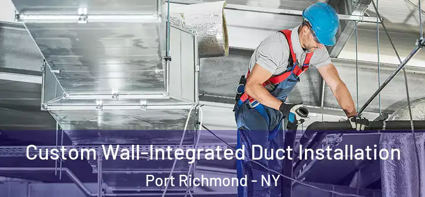 Custom Wall-Integrated Duct Installation Port Richmond - NY