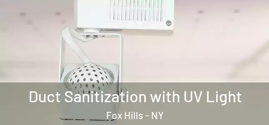  Duct Sanitization with UV Light Fox Hills - NY