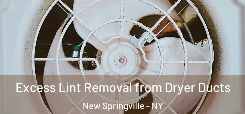 Excess Lint Removal from Dryer Ducts New Springville - NY