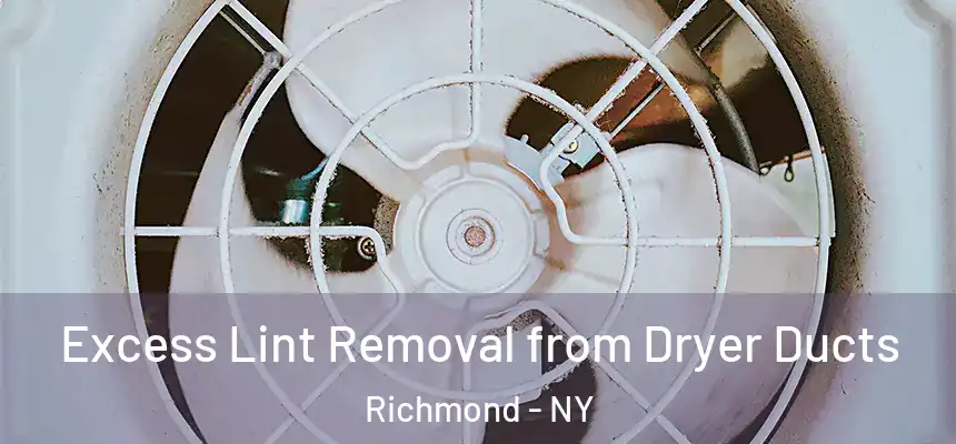 Excess Lint Removal from Dryer Ducts Richmond - NY