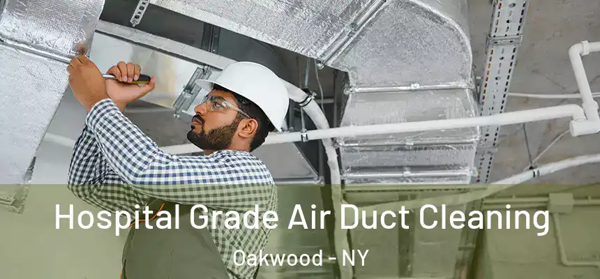 Hospital Grade Air Duct Cleaning Oakwood - NY