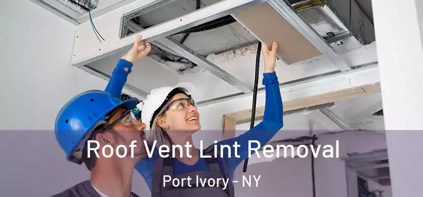 Roof Vent Lint Removal Port Ivory - NY