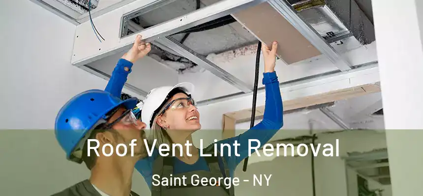 Roof Vent Lint Removal Saint George - NY