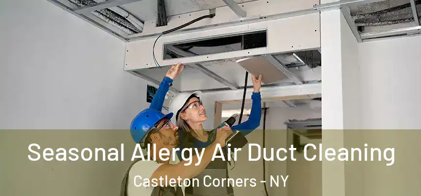 Seasonal Allergy Air Duct Cleaning Castleton Corners - NY