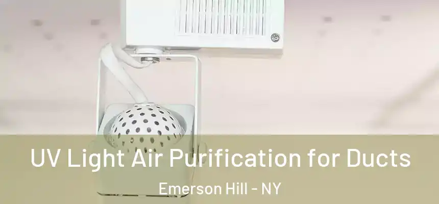 UV Light Air Purification for Ducts Emerson Hill - NY